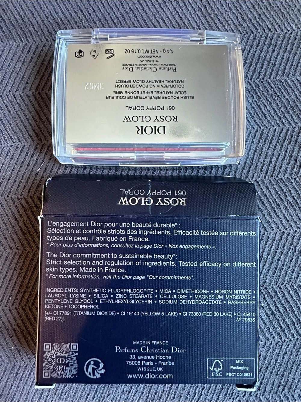 Dior Rosy Glow Powder Blush - Coral Pink